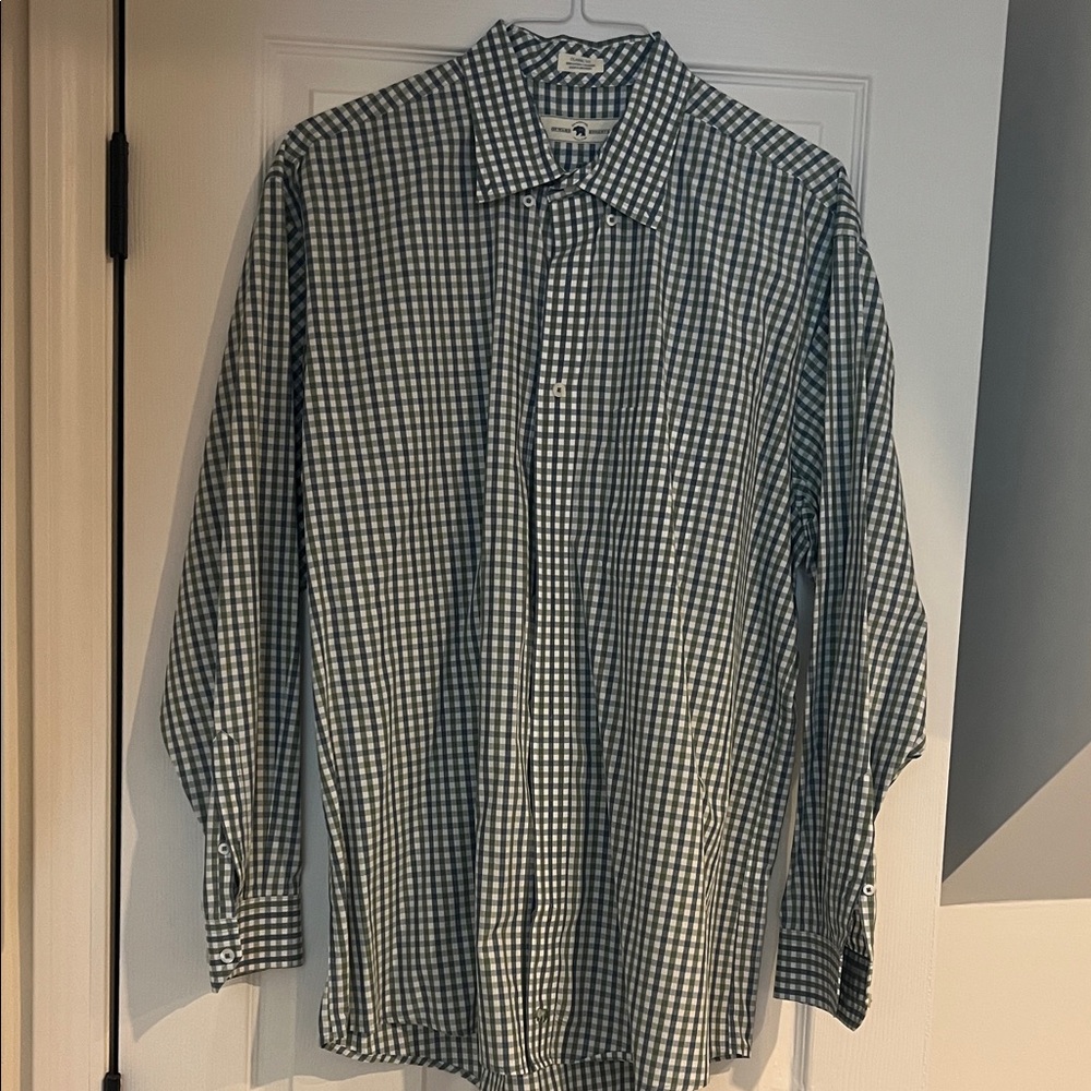 Men's Onward Reserve Blue & Green Checkered Shirt